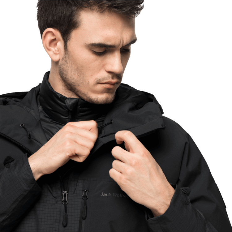 Brand Jack Wolfskin Men's Athletic 5In1 Collection Black