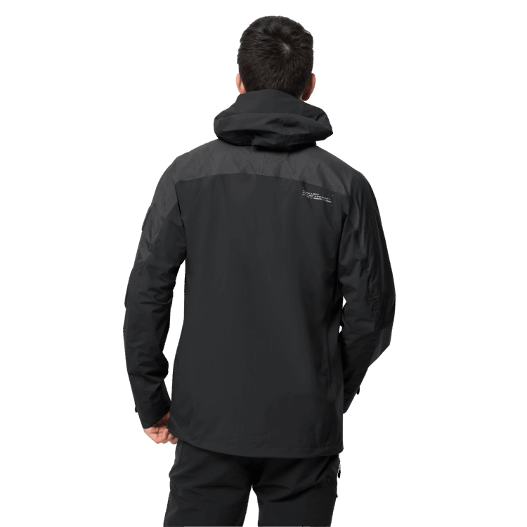 Black Brand Jack Wolfskin Collections Men's Athletic Jacket