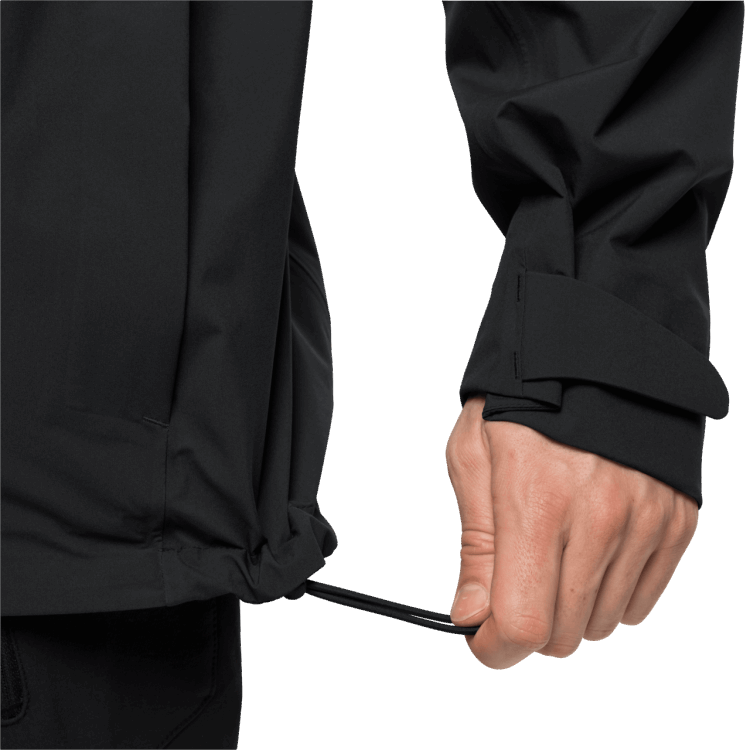 Black Brand Jack Wolfskin Collections Men's Athletic Jacket