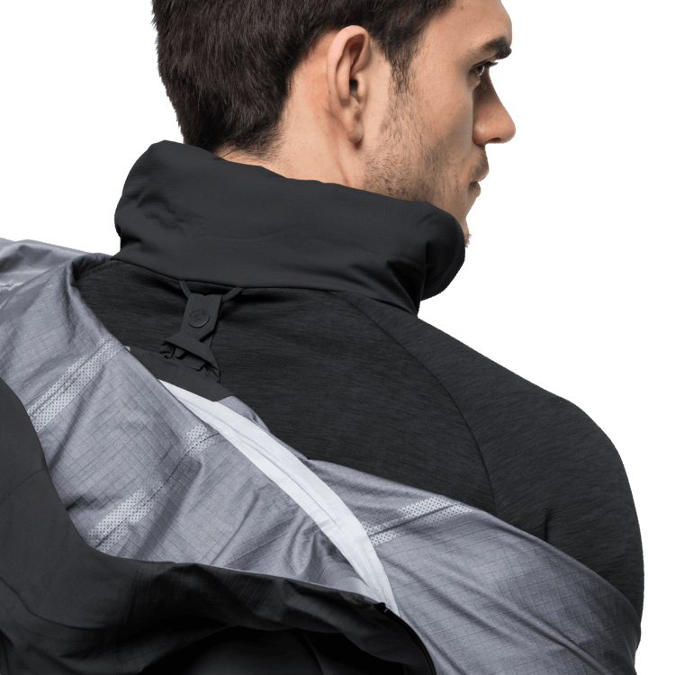 Black Brand Jack Wolfskin Collections Men's Athletic Jacket
