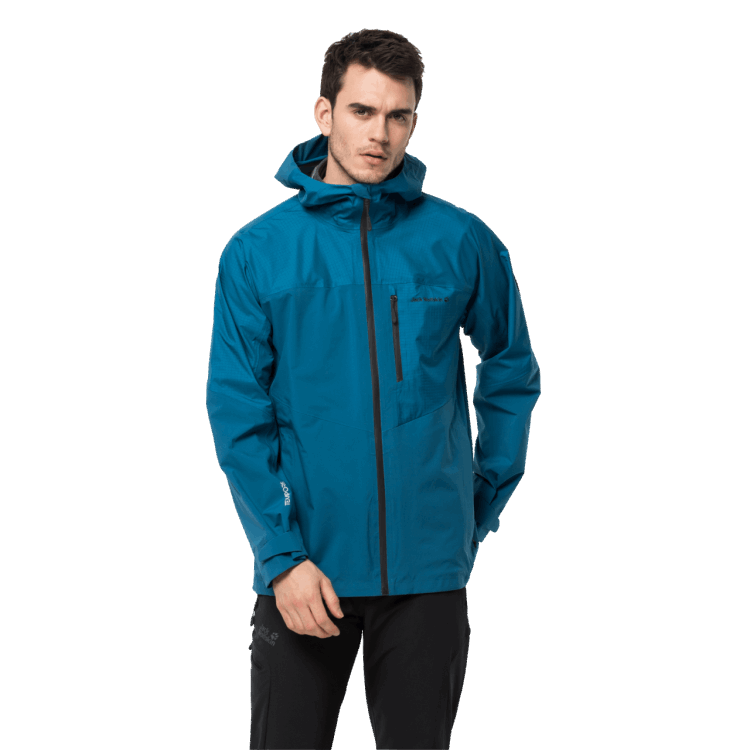 Dark Cobalt Brand Jack Wolfskin Men's Athletic Jacket Origin