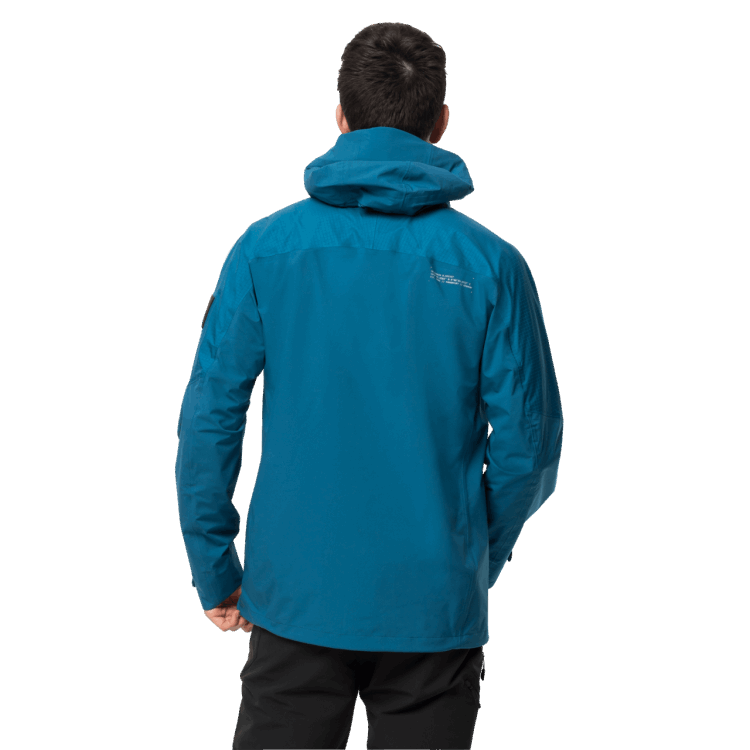 Dark Cobalt Brand Jack Wolfskin Men's Athletic Jacket Origin