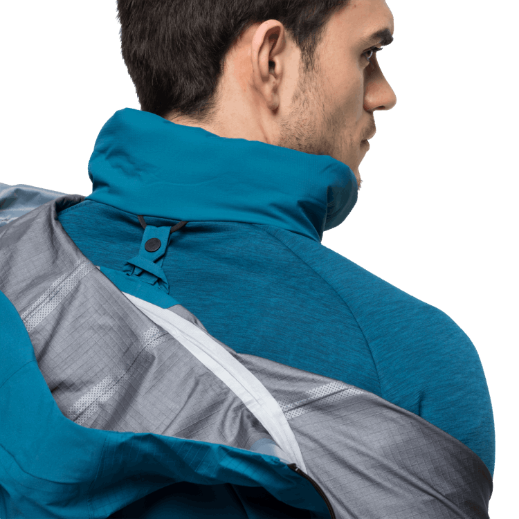 Dark Cobalt Brand Jack Wolfskin Men's Athletic Jacket Origin