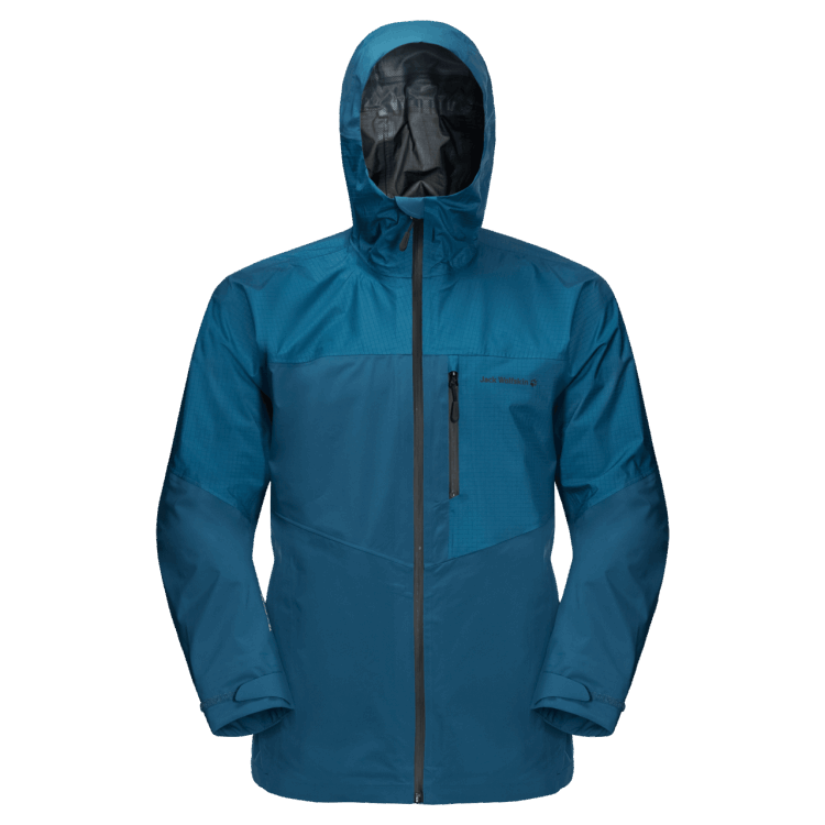 Dark Cobalt Brand Jack Wolfskin Men's Athletic Jacket Origin