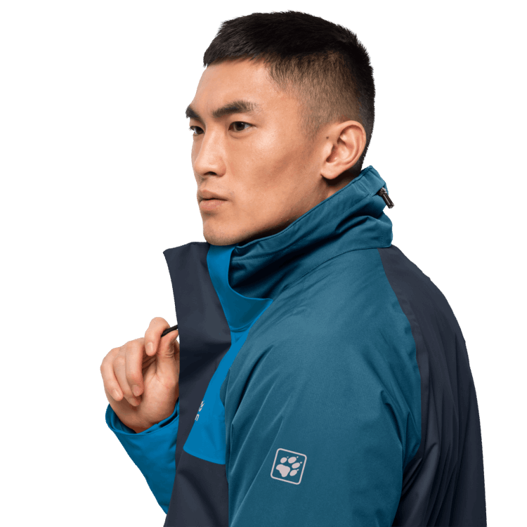 Night Blue Origins Brand Jack Wolfskin Men's Steting Peak Jacket