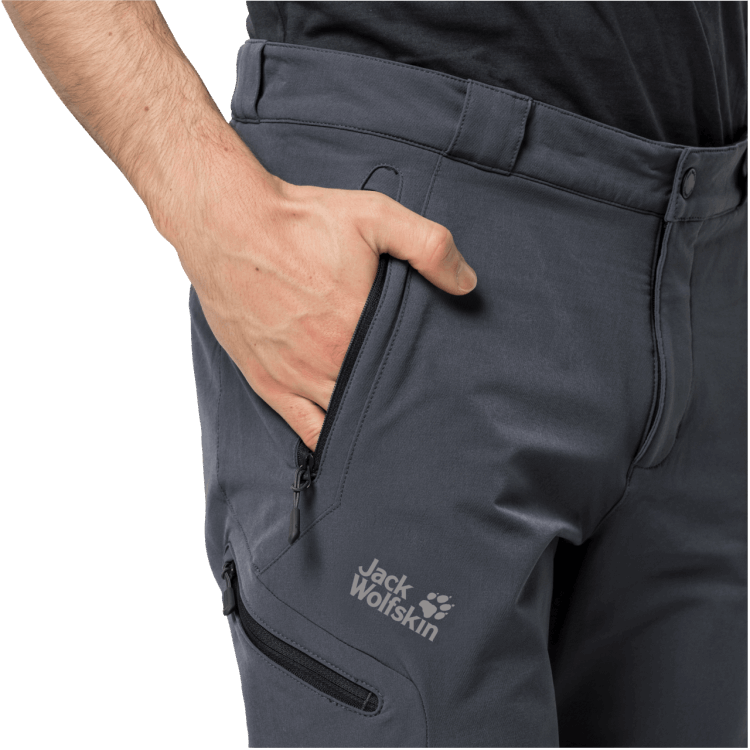 Ebony Men's Activate Thermic Pants Brand Jack Wolfskin