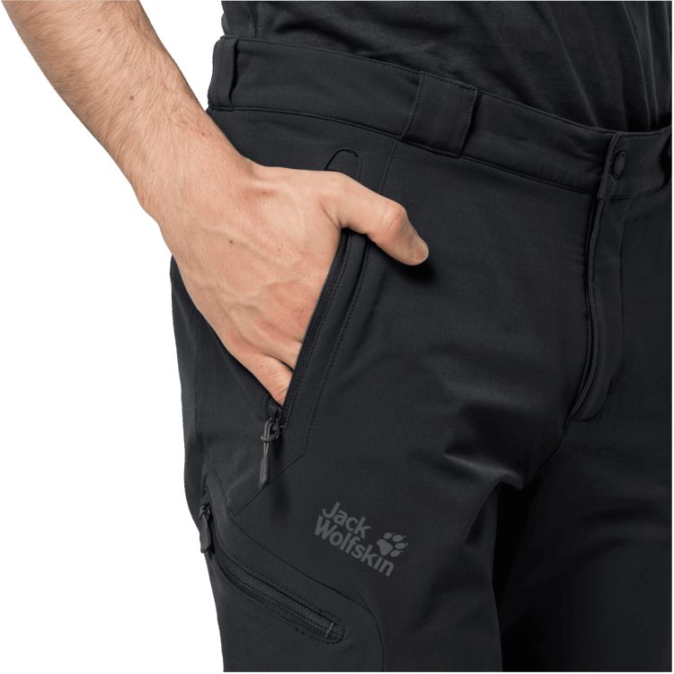 Black Men's Activate Thermic Pants Original Brand Jack Wolfskin