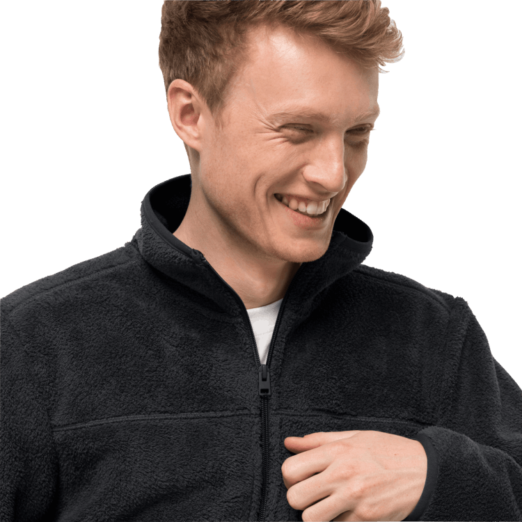 Hot Men's Chilly Walk Jacket Brand Jack Wolfskin Black