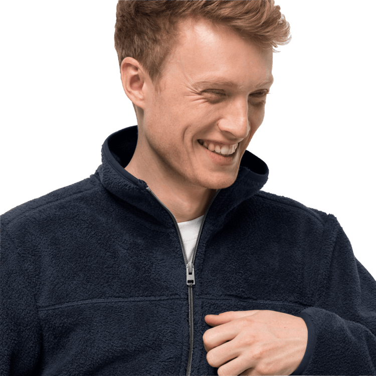 Best Men's Chilly Walk Jacket Night Blue Brand Jack Wolfskin