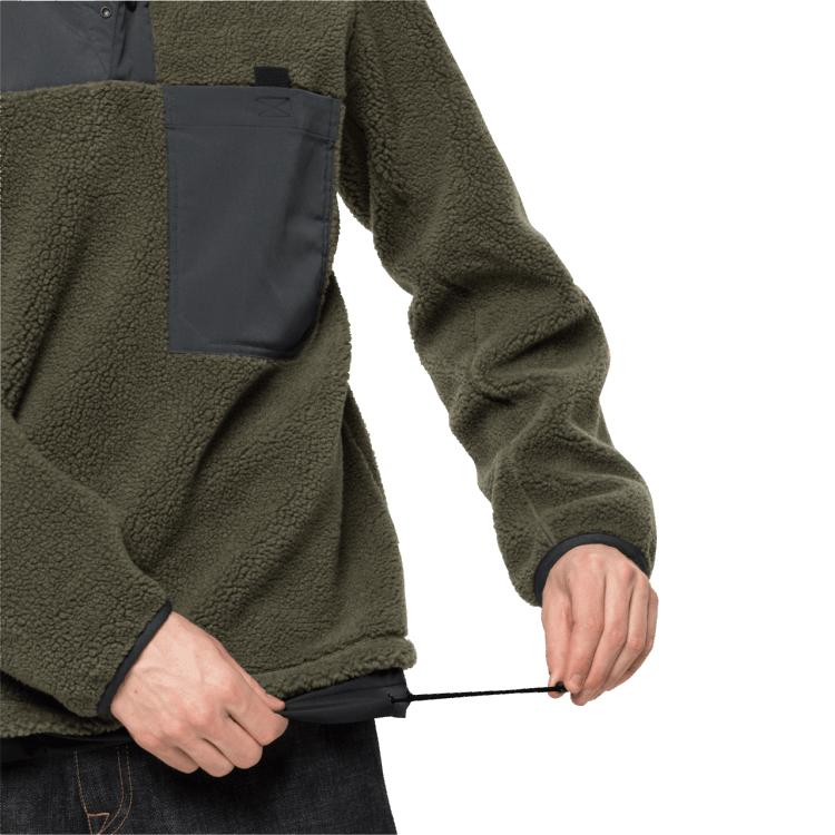 New Brand Jack Wolfskin Grape Leaf Men's 365 Fearless Snap