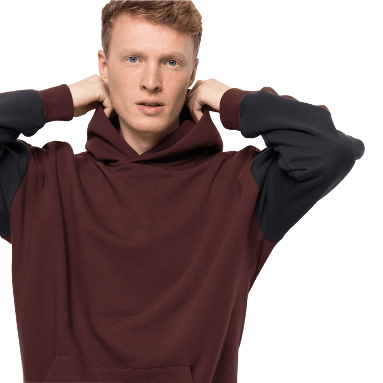 Collections Cordovan Red Men's 365 Hoody Brand Jack Wolfskin