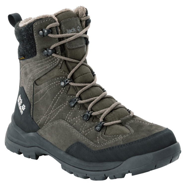 Brand Jack Wolfskin Fashion Men's Cold Bay Texapore High Dark Moss-Black