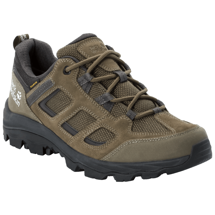 Brand Jack Wolfskin Men's Vojo 3 Texapore Low Khaki-Phantom Collections