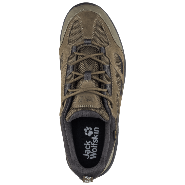 Brand Jack Wolfskin Men's Vojo 3 Texapore Low Khaki-Phantom Collections