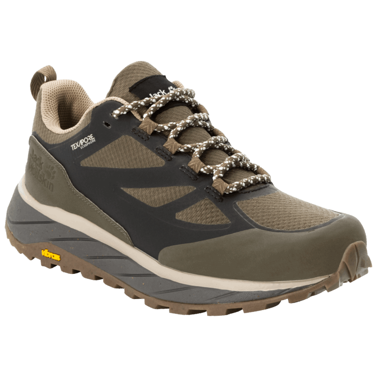 Brown-Beige Original TERRAVENTURE TEXAPORE LOW M Brand Jack Wolfskin