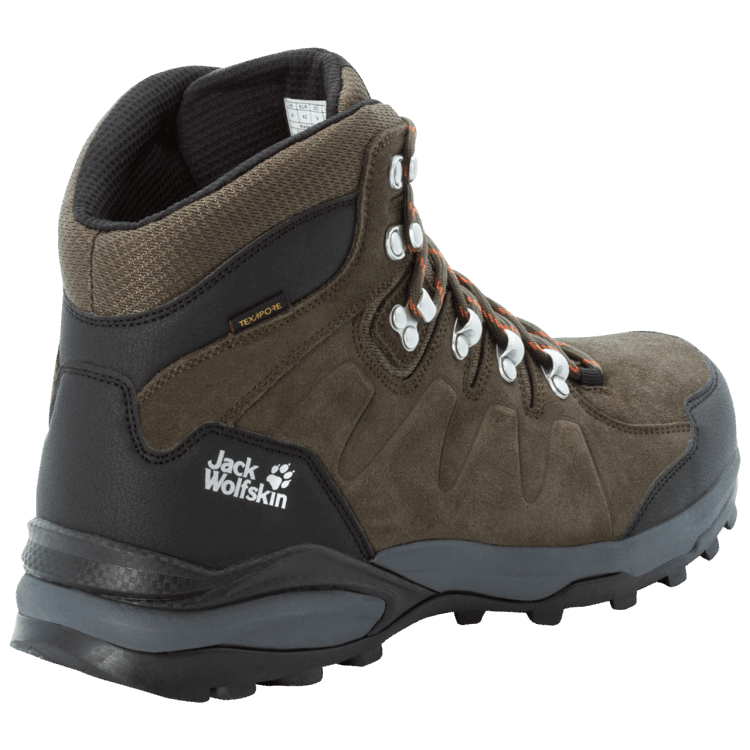 Khaki-Phantom Men's Refugio Texapore Mid Brand Jack Wolfskin Hot