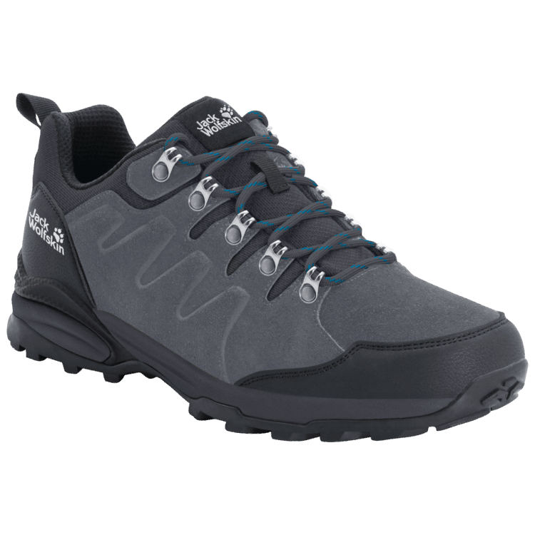 Collections Brand Jack Wolfskin Men's Refugio Texapore Low Grey-Black