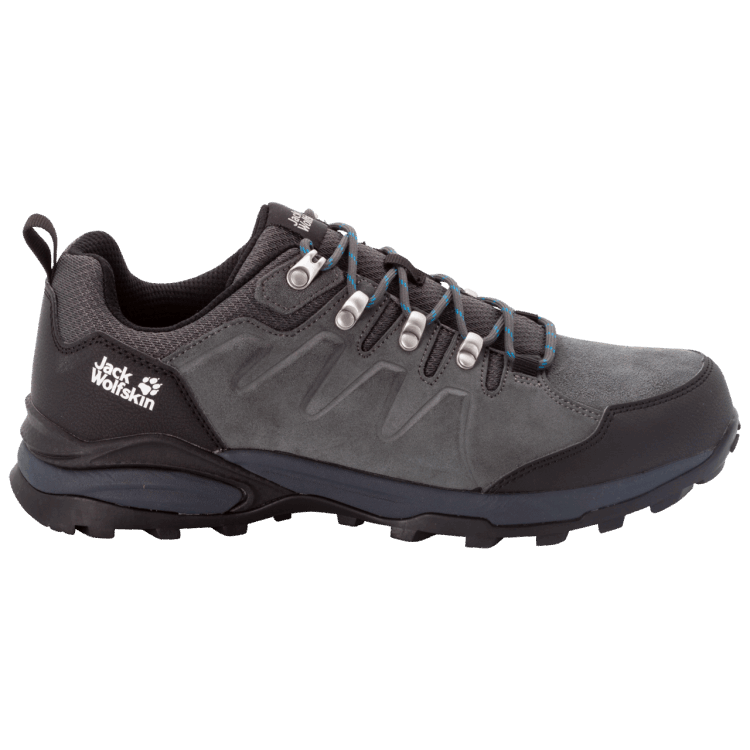 Collections Brand Jack Wolfskin Men's Refugio Texapore Low Grey-Black