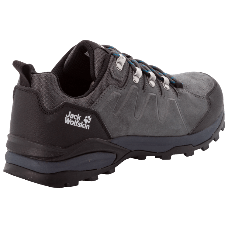Collections Brand Jack Wolfskin Men's Refugio Texapore Low Grey-Black