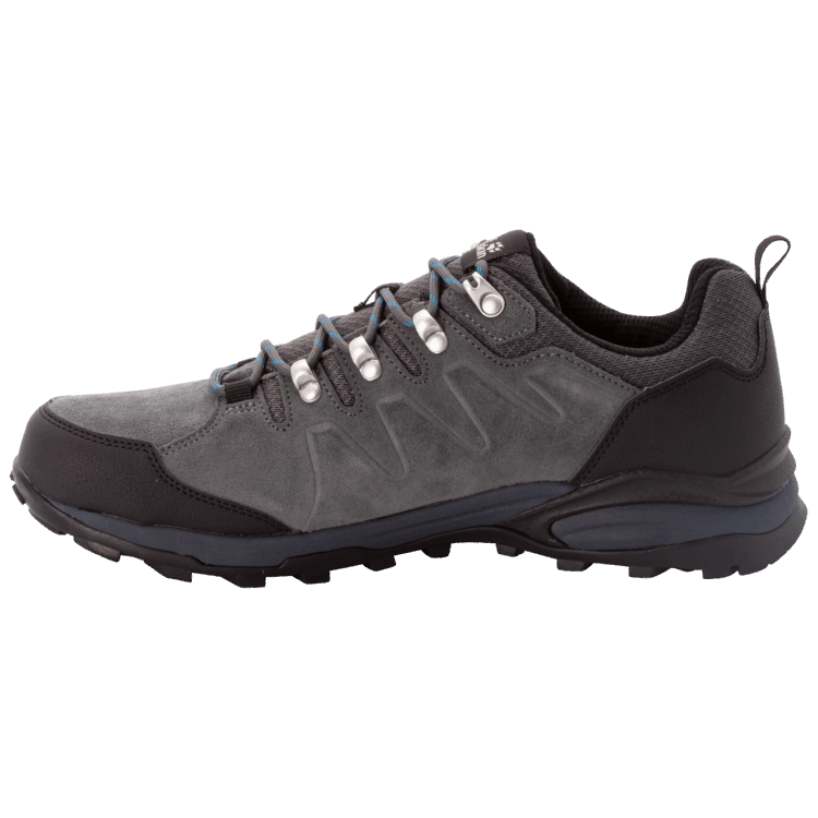 Collections Brand Jack Wolfskin Men's Refugio Texapore Low Grey-Black