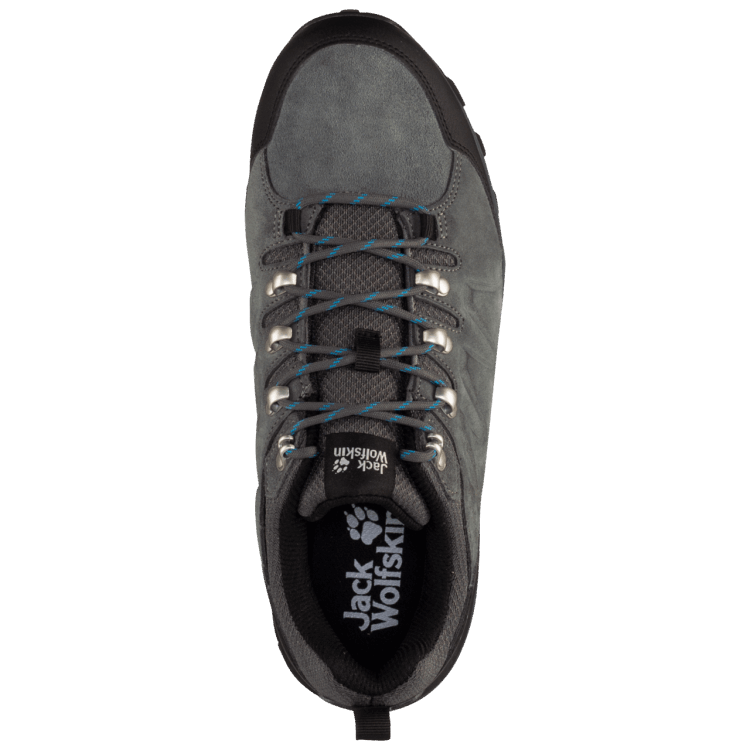 Collections Brand Jack Wolfskin Men's Refugio Texapore Low Grey-Black