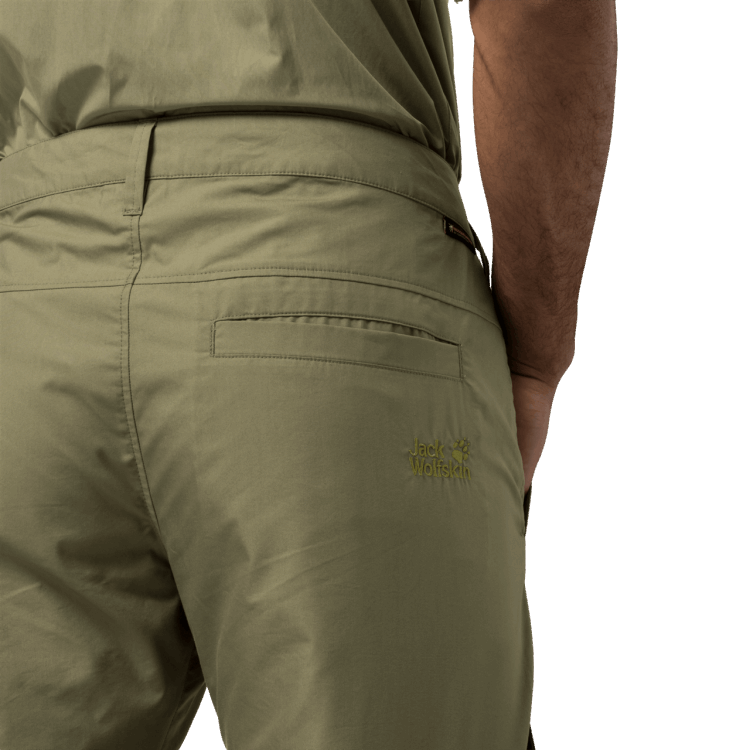 Khaki Men's Lakeside Pants Brand Jack Wolfskin New