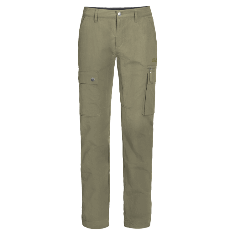 Khaki Men's Lakeside Pants Brand Jack Wolfskin New