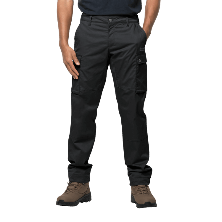 Collections Men's Arctic Road Lined Cargo Pants Phantom Brand Jack Wolfskin