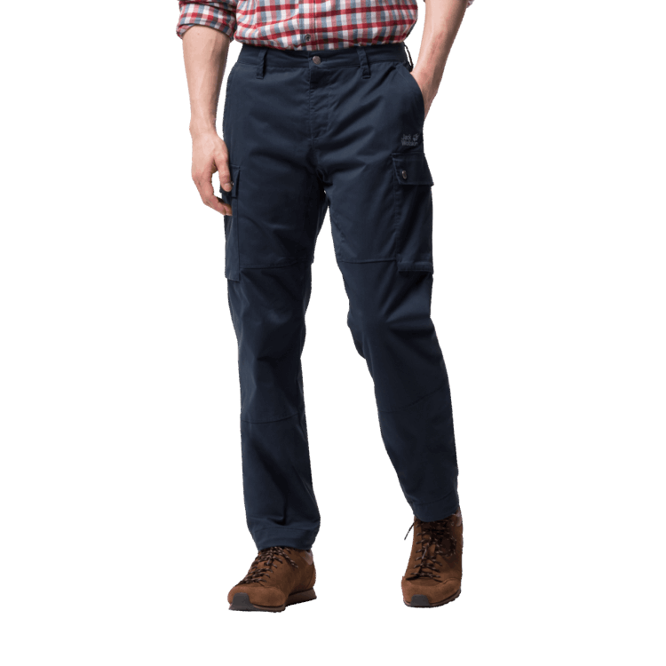 Origin Brand Jack Wolfskin Night Blue Men's Arctic Road Lined Cargo Pants