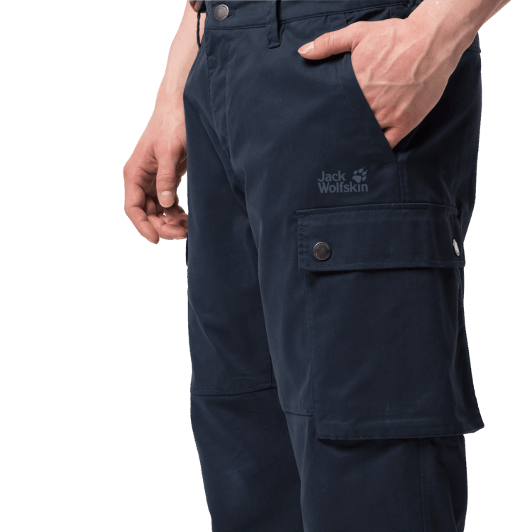 Origin Brand Jack Wolfskin Night Blue Men's Arctic Road Lined Cargo Pants