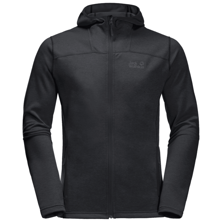 Origins Men's Horizon Hooded Jacket Black Brand Jack Wolfskin