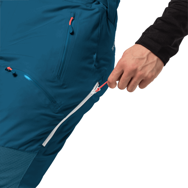 Men's Snow Summit Pants Collections Brand Jack Wolfskin Dark Cobalt