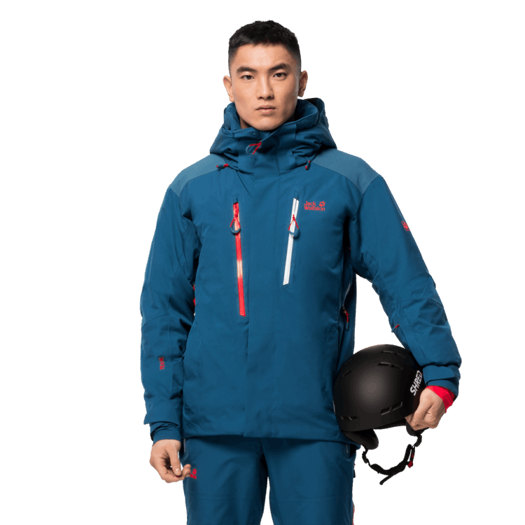 Men's Snow Summit Jacket Origin Dark Cobalt Brand Jack Wolfskin
