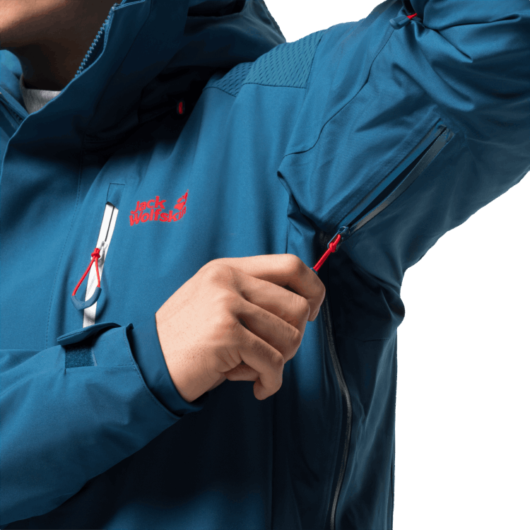 Men's Snow Summit Jacket Origin Dark Cobalt Brand Jack Wolfskin