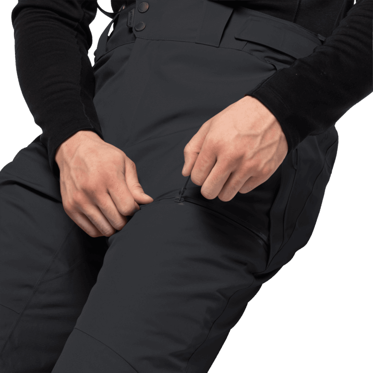 Brand Jack Wolfskin Black Origins Men's Great Snow Pants