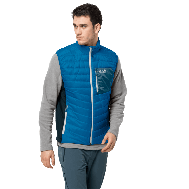 Brand Jack Wolfskin Men's Routeburn Vest Blue Pacific Hot