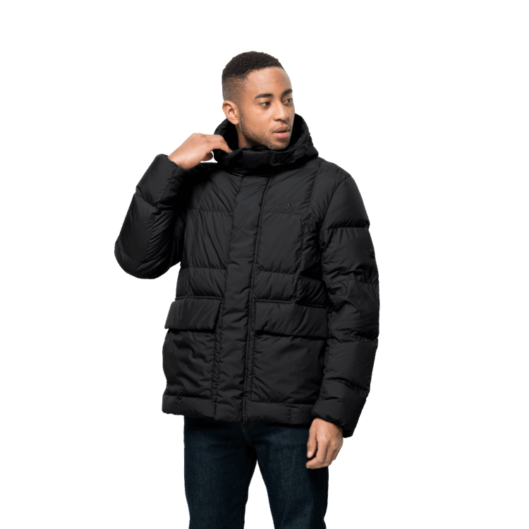 Black Collection Brand Jack Wolfskin Men's Frozen Lake Jacket