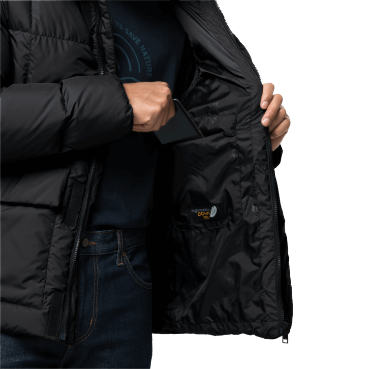 Black Collection Brand Jack Wolfskin Men's Frozen Lake Jacket