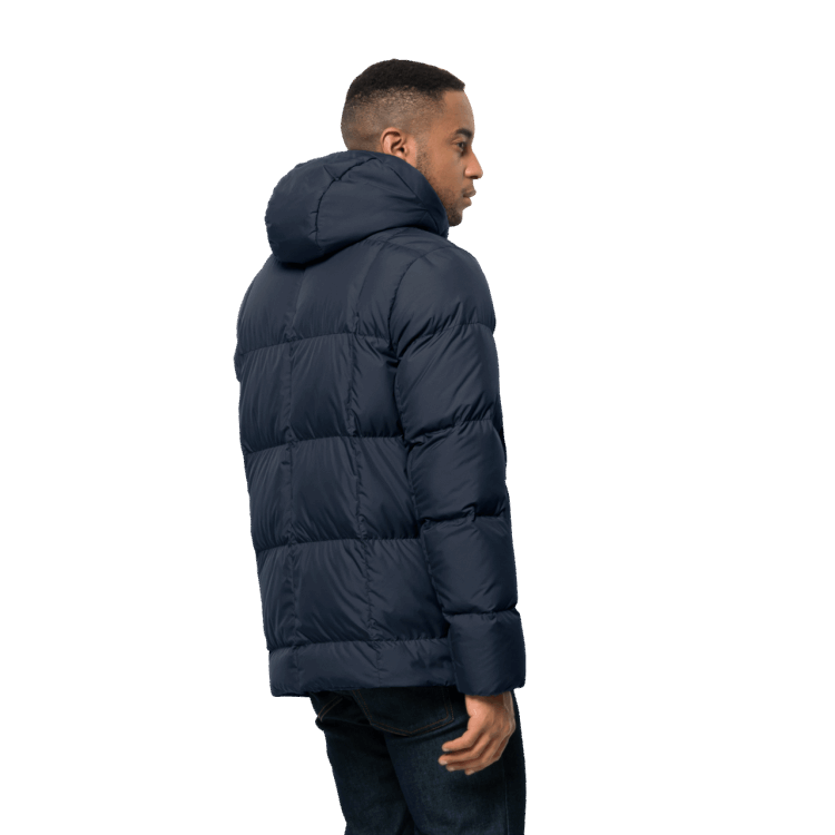 Night Blue Collections Men's Frozen Lake Jacket Brand Jack Wolfskin