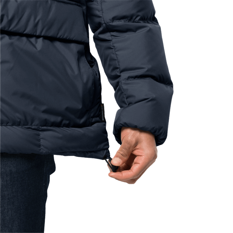 Night Blue Collections Men's Frozen Lake Jacket Brand Jack Wolfskin