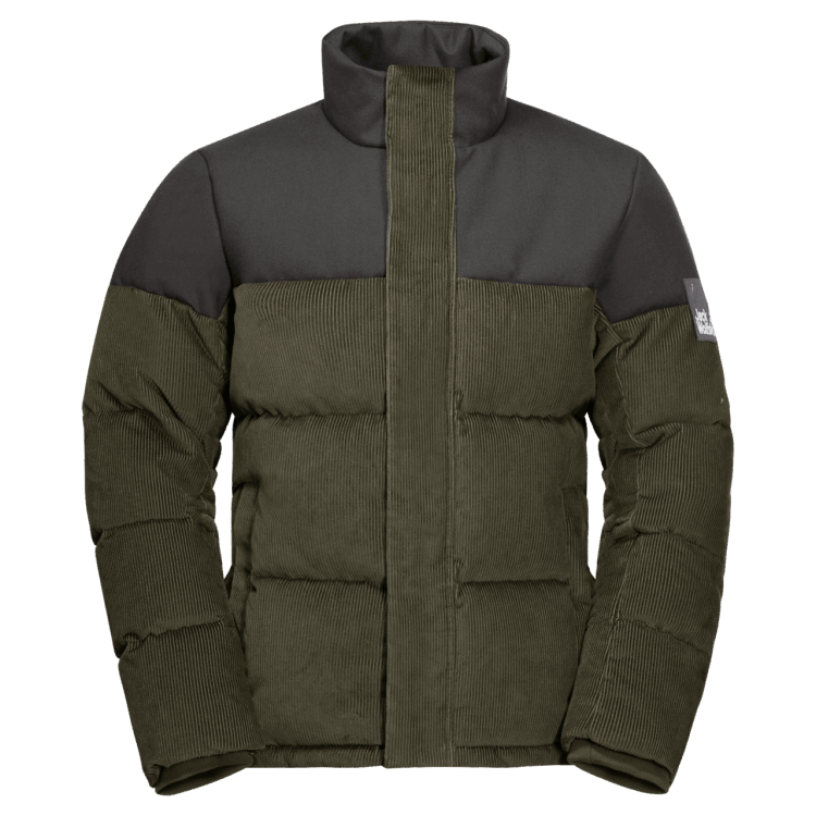Bonsai Green Men's Nature Corduroy Jacket Origins Brand Jack Wolfskin