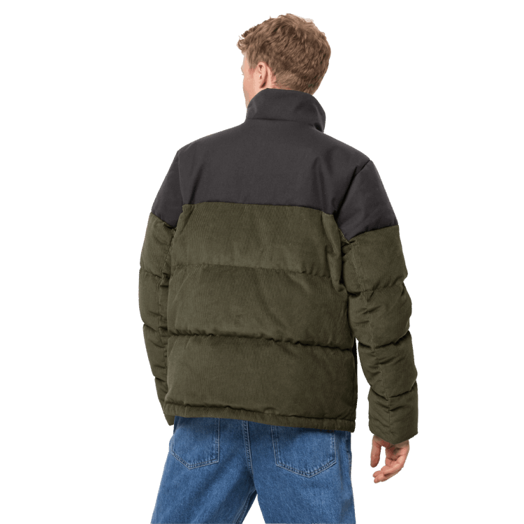 Bonsai Green Men's Nature Corduroy Jacket Origins Brand Jack Wolfskin