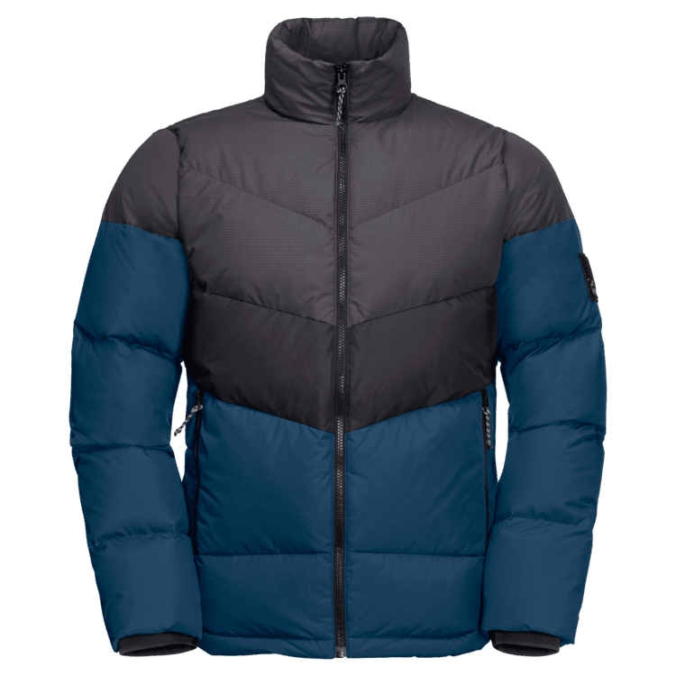 Original Brand Jack Wolfskin Poseidon Blue Men's 365 Fearless Down Jacket