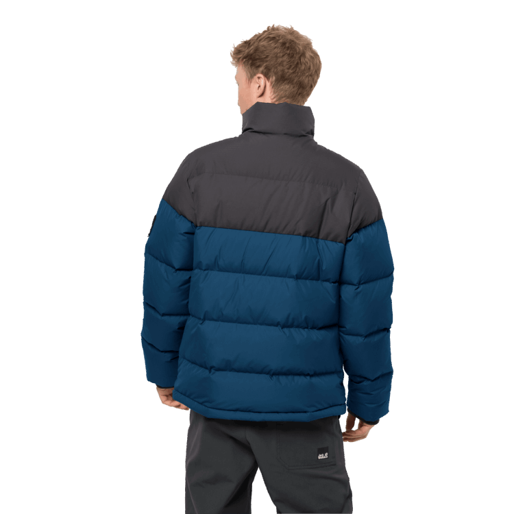 Original Brand Jack Wolfskin Poseidon Blue Men's 365 Fearless Down Jacket