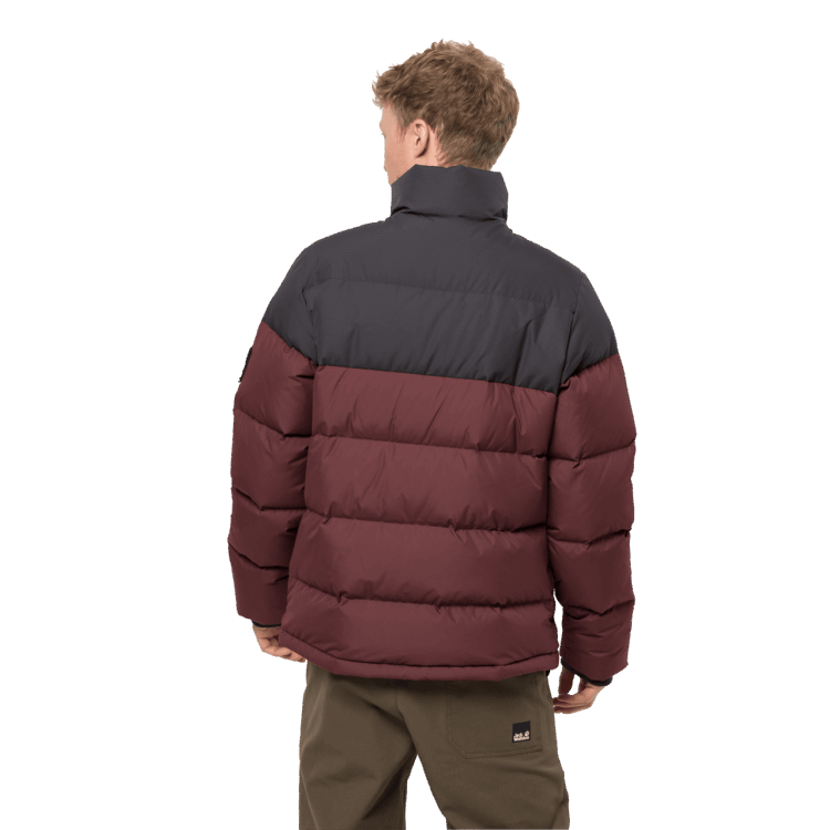Hot Brand Jack Wolfskin Men's 365 Fearless Down Jacket Cordovan Red