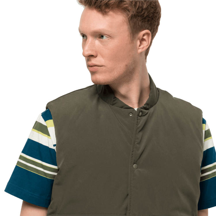 New Grape Leaf Men's 365 Fearless Vest Brand Jack Wolfskin