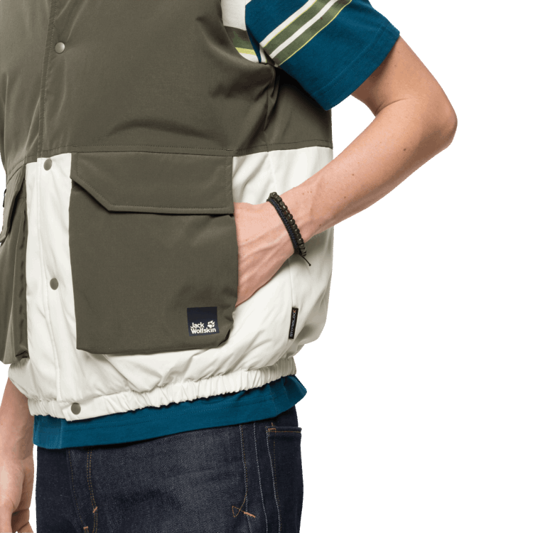 New Grape Leaf Men's 365 Fearless Vest Brand Jack Wolfskin