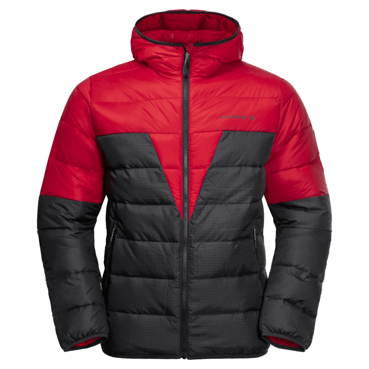 Men's Dna Tundra Hoody Brand Jack Wolfskin Red Lacquer Fashion