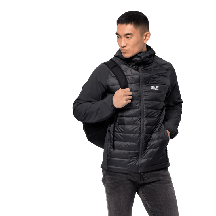 Men's JWP Hybrid Brand Jack Wolfskin Collection Black