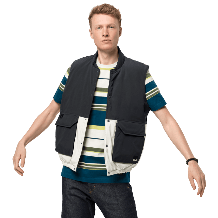 Men's 365 Fearless Vest Phantom Brand Jack Wolfskin Collections